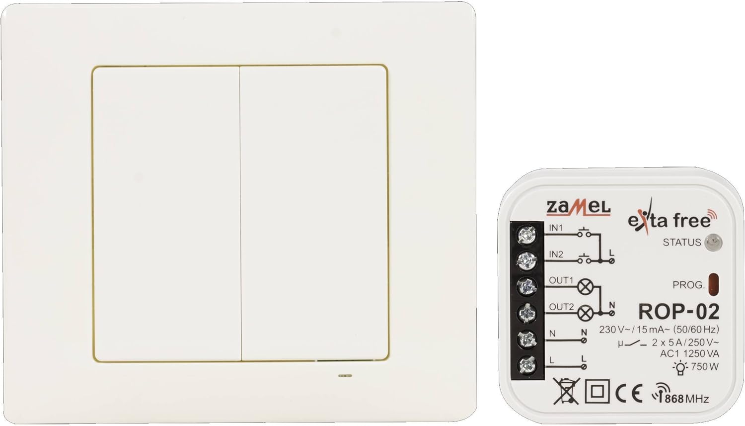 Extra Wireless Control Set Light Kit with 1 Piece RZB 04 - Image 3