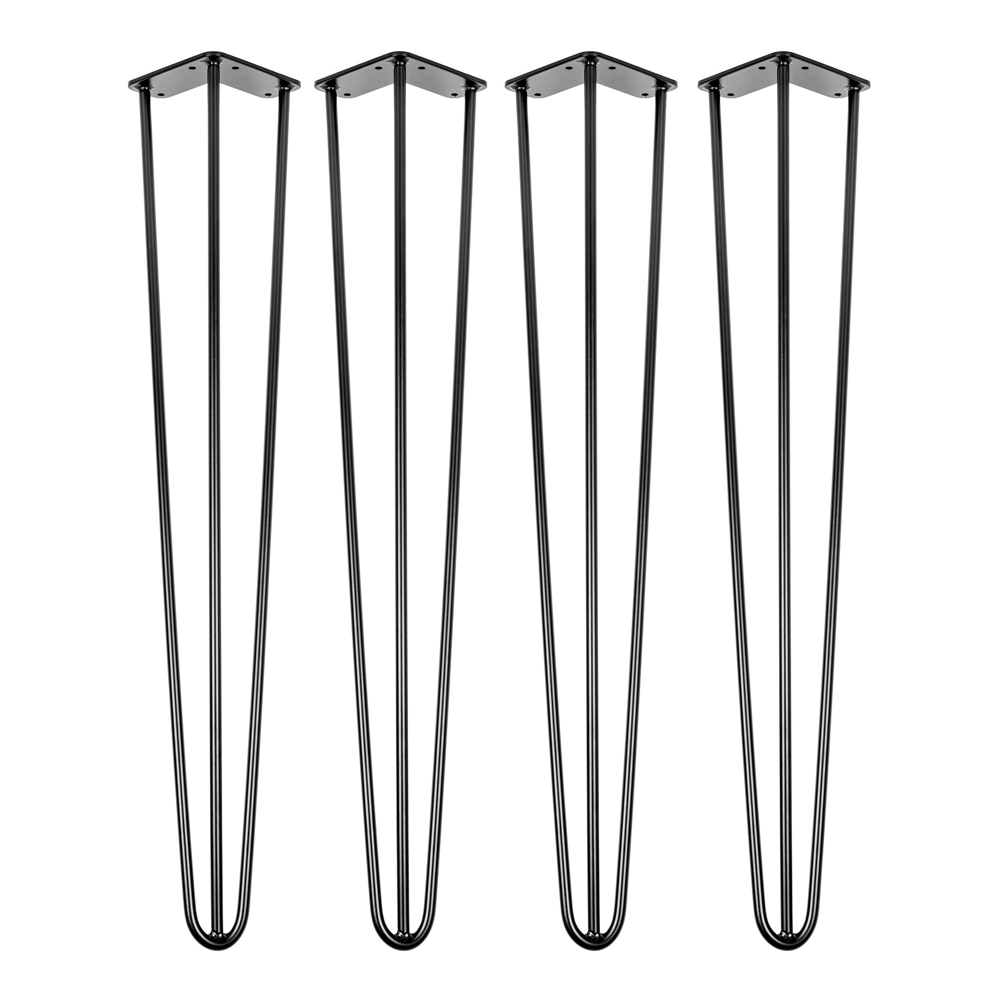 ASVP Shop® Set of Hairpin Table Legs from Rolled Steel The UK's Best