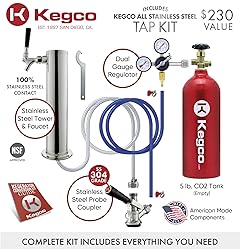 Kegco Kegerator Full Size Keg Refrigerator - Single