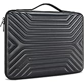 DOMISO 14 Inch Laptop Sleeve Case, Shockproof Waterproof Laptop Protective Carrying Case with Handle for MacBook, Dell XPS, HP, Lenovo, ASUS, Black