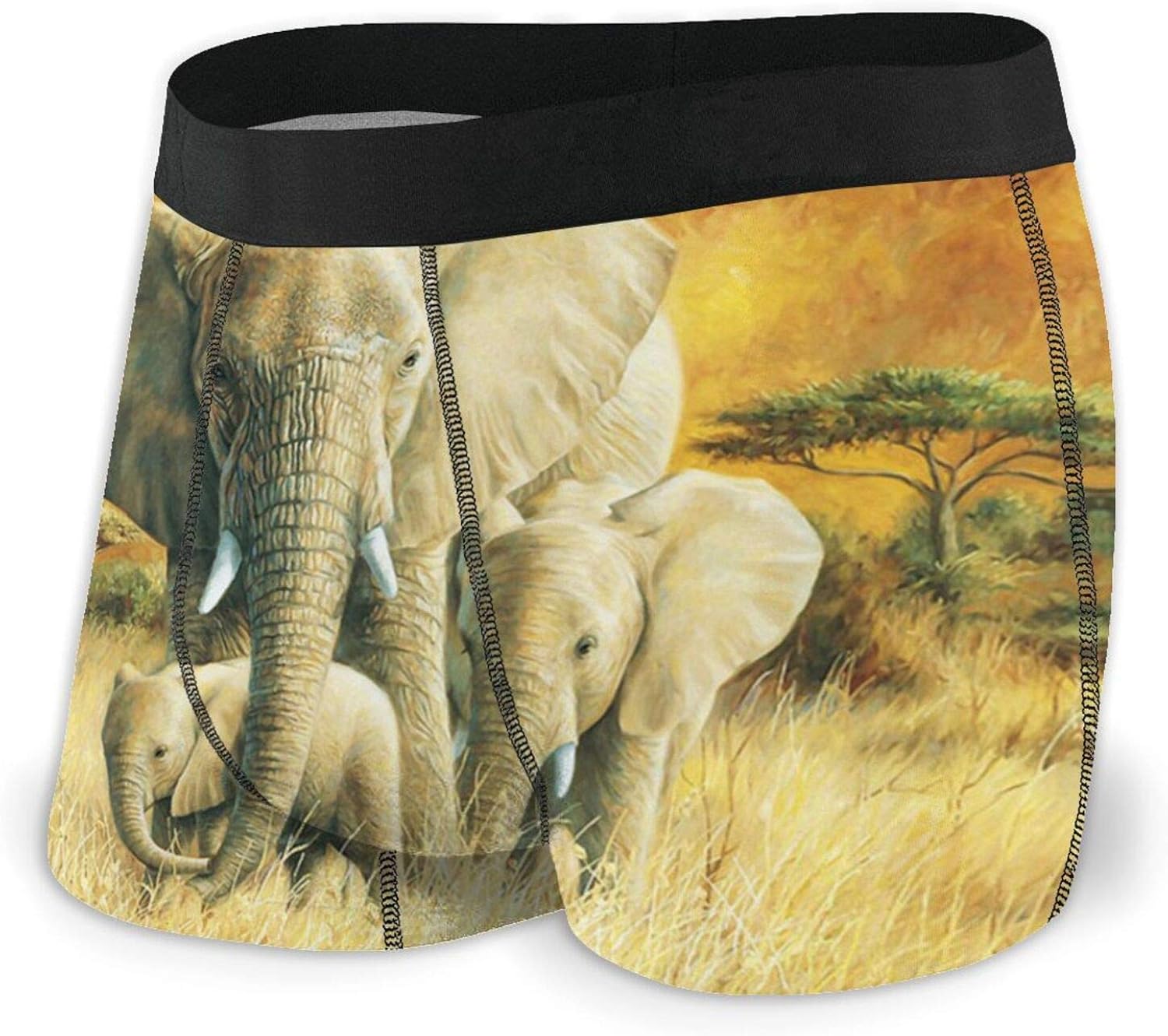 Animal Elephant Men'S Boxer Briefs Short Nueey Sports Underwear For Youth Medium Amazon.co.uk