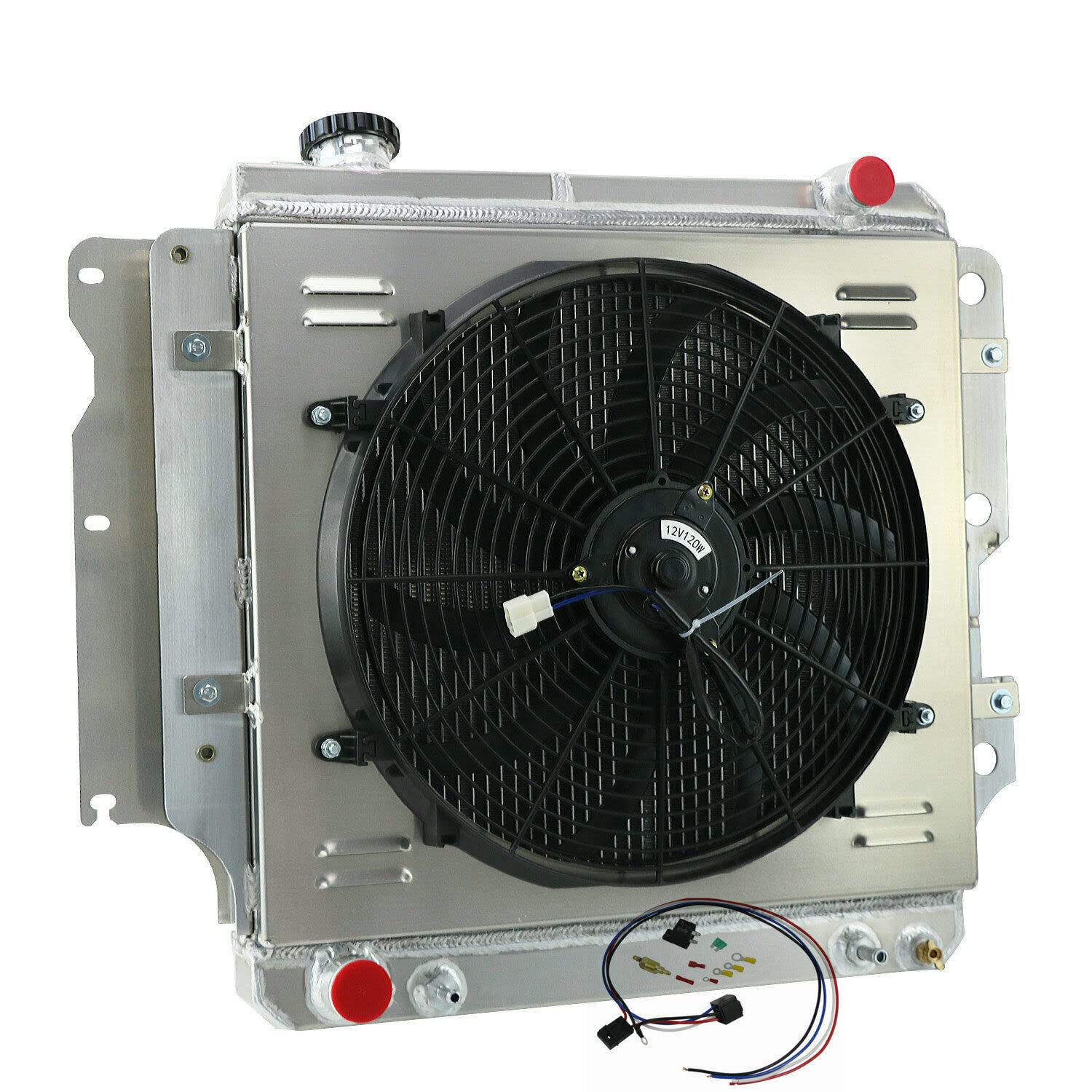 Wall Mount Aluminum FAN SHROUD WITH FAN For Jeep Wrangler YJ/TJ/LJ RHD 1987-2006 Sanus Speaker Stands