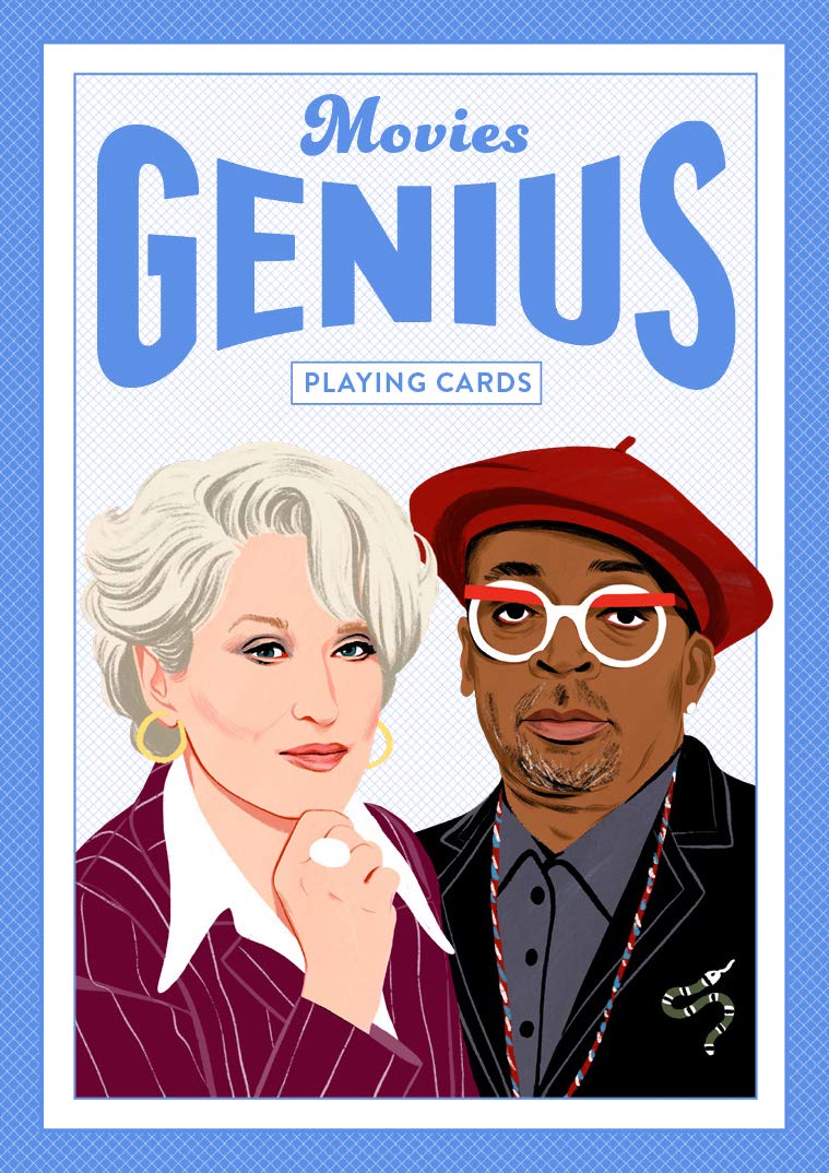 Genius Movies: Genius Playing Cards, White