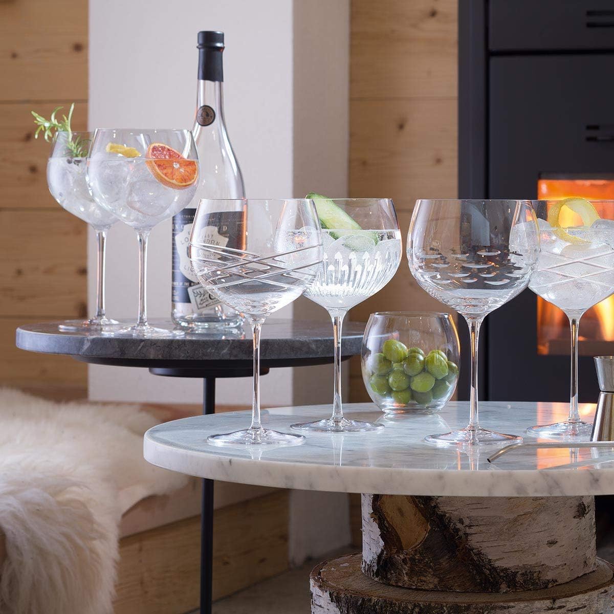 LSA International Balloon Gin Balloon Glass 680 ml Clear, Transparent, 4 Count (Pack of 1) - Image 5