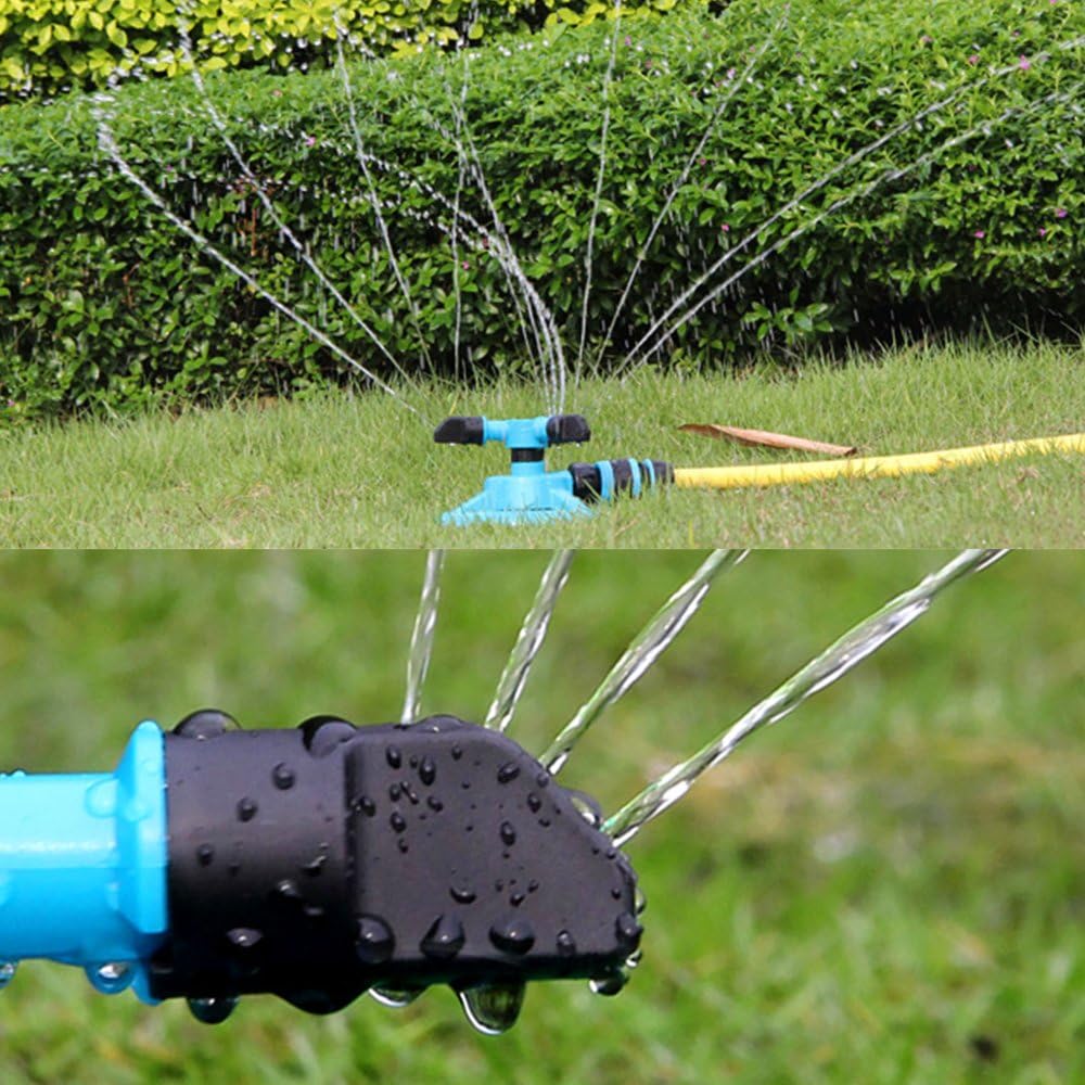 Kadaon Lawn Sprinkler Automatic Garden Water Sprinklers Lawn Irrigation System 3600 Square Feet Coverage Rotation 360 Degree : Garden & Outdoor