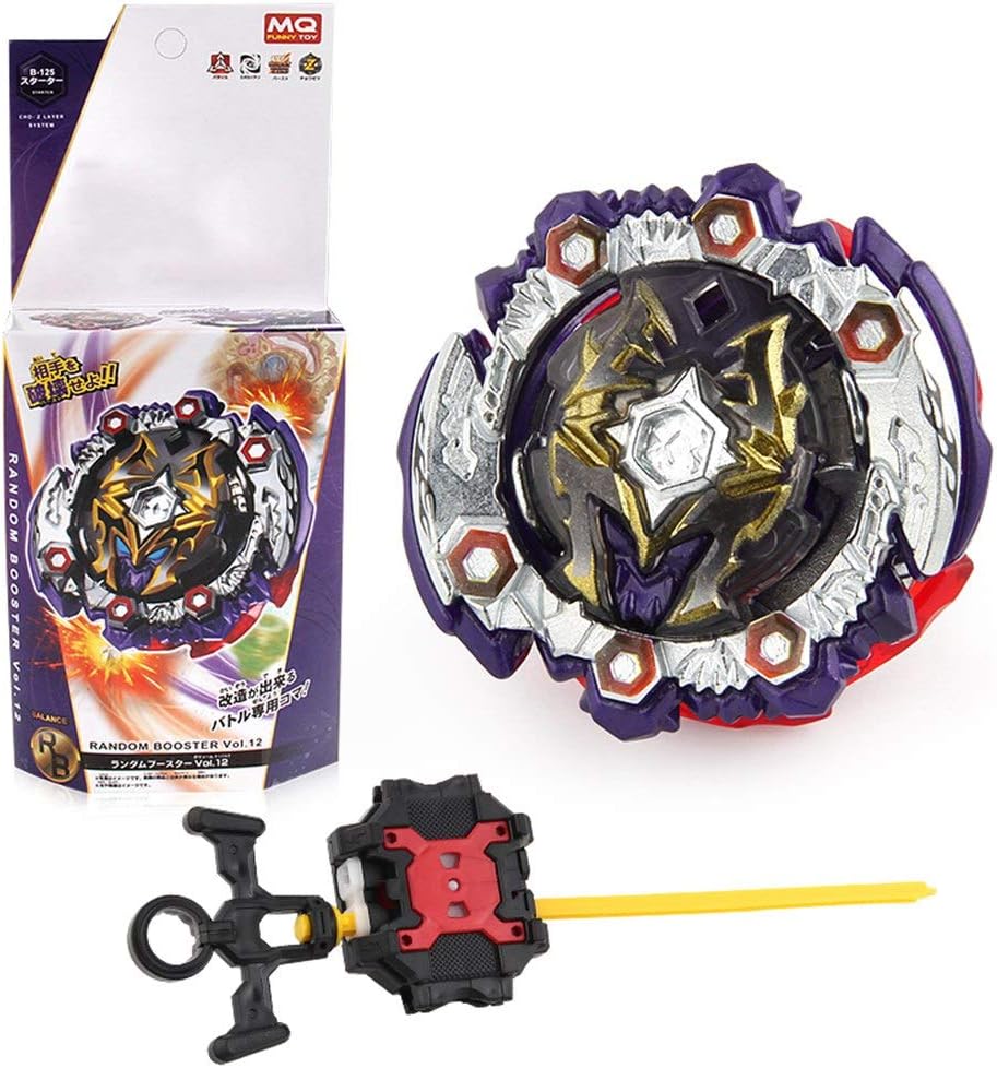 Lavendei Bey Burst Blade Evolution Toy Arena with Launcher Bey Battling Tops Blade Metal Fusion Spinning Top Toy Best Gift for Kids and Children (Style 04)