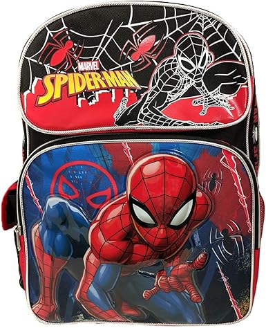 black spiderman backpack