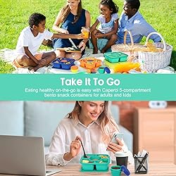 Caperci Original Lunchable Snack Containers for