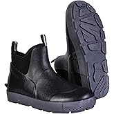 E KAINI Rain Boots for Men Waterproof Men's Deck Boots Fishing Booties Anti-Slip Rubber Boots Ankle Comfort Lightweight Gardening Shoes for Yard Farm Outdoor Work Boating