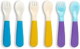 Munchkin Colour Reveal Toddler Utensils Set of 6 Colour Changing Spoons & forks view 3