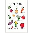 Vegetables Diagram Classroom Poster - Learning Vegetables - Early Learning Resource - PreK Kindergarten - 12 x 18 Inch - Classroom Decor - Classroom Must Haves - Back To School Decor - CPS0393