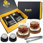 Whiskey Golf Stones Gifts Set Accessories for Men -Valentines Day Gifts for Him-Birthday Gifts for Men