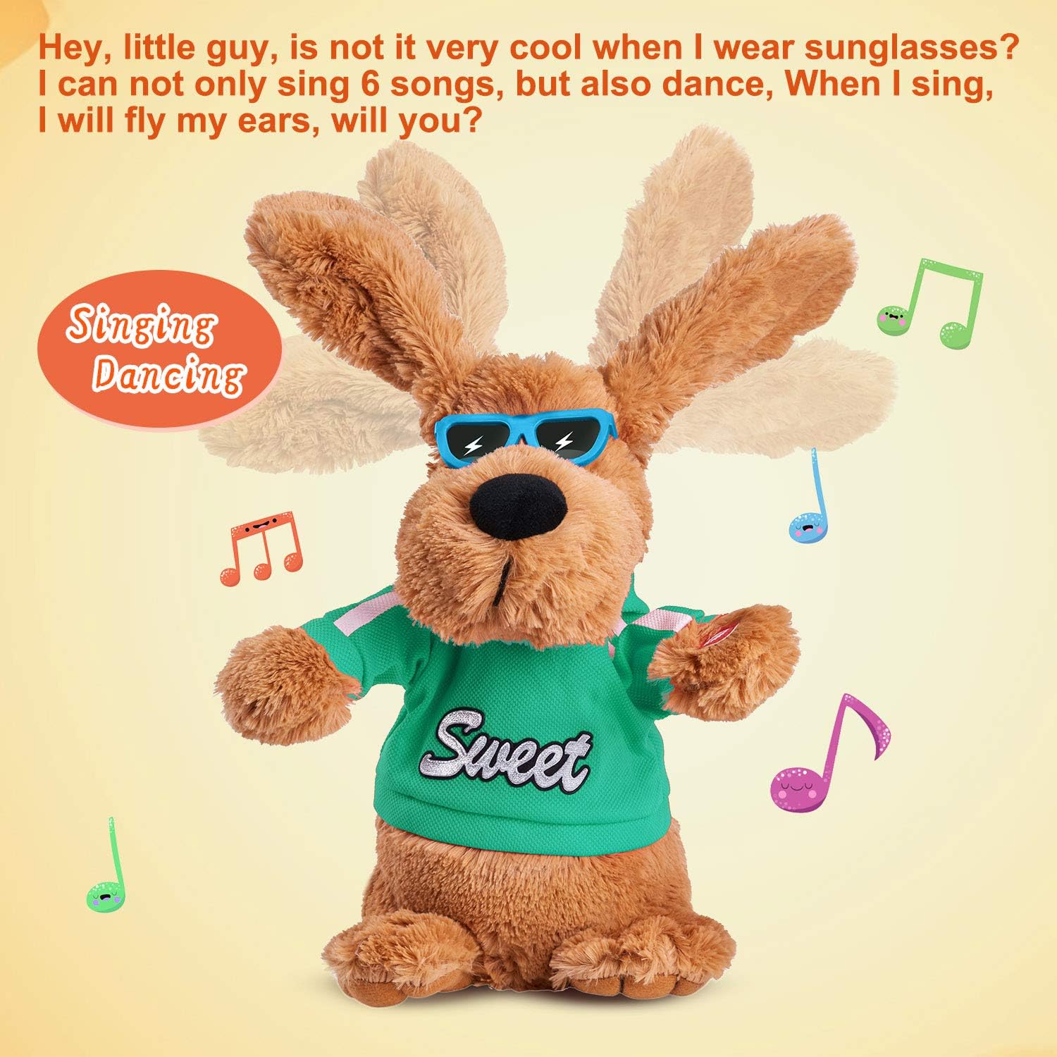 singing dog toy for babies