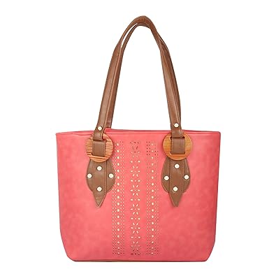 Rajni Fashion Womens & Girls Stylish Handbag and Shoulder Bag (Pink)