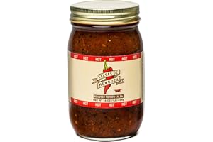 Salsas De Mendoza Roasted Tomato Salsa (Hot) - Authentic Mexican Salsa, Made in Utah, 16 oz Jar