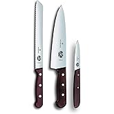 Victorinox Rosewood 3-Piece Flat Knife Set