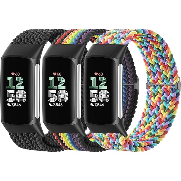Stretchy Solo Loop Compatible With Fitbit Charge 6 Band