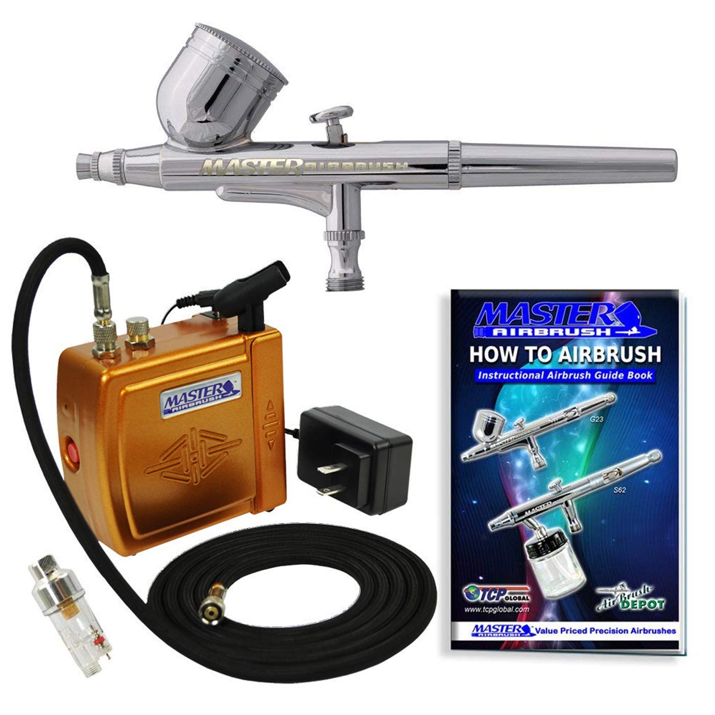 Master Airbrush Brand Model G22 Airbrushing System with Model C16G