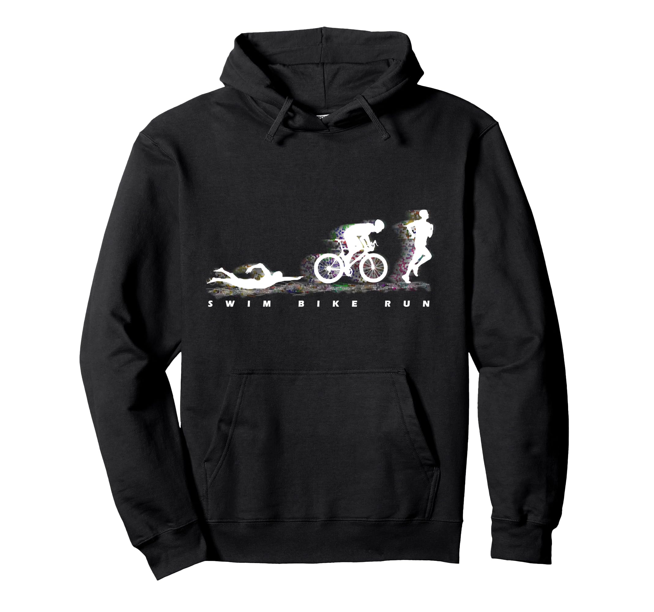 Triathlon - Swim Bike Run - Gift for athletes Pullover Hoodie