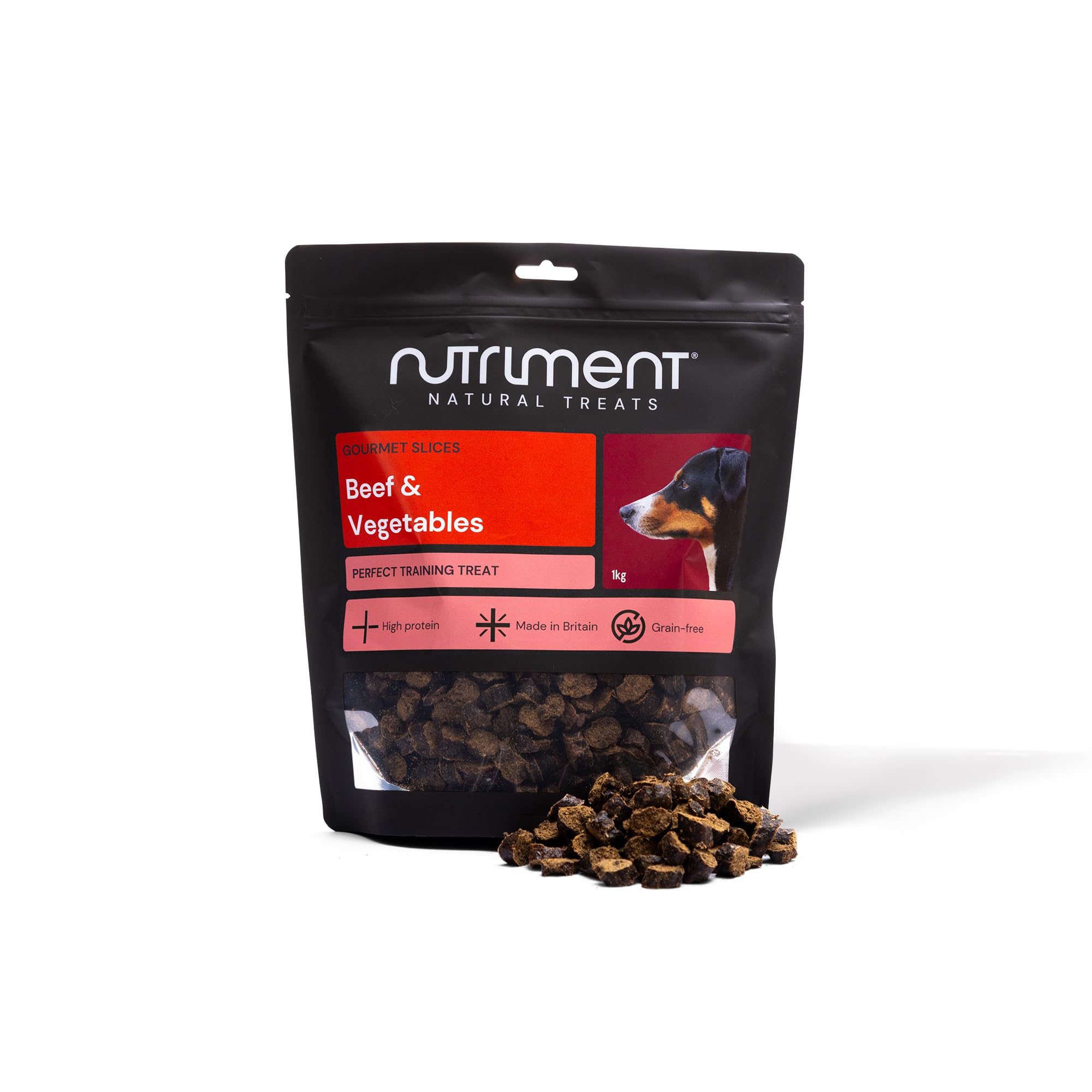 Natural Treats Gourmet Slice Chicken,Beef & Vegetable (1kg) British Made Grain Free Training Treats
