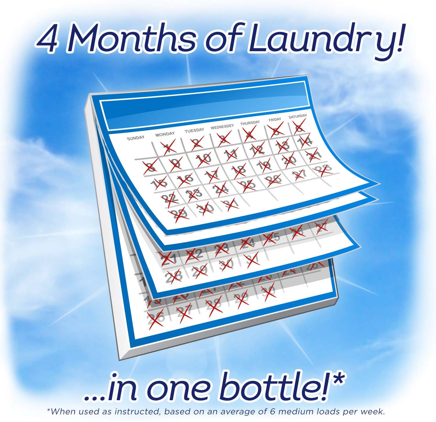 All Liquid Laundry Detergent, Free Clear for Sensitive Skin, 2X Concentrated, 110 Loads: Health & Personal Care