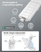 Mexllex Rechargeable Book Reading Light with 3 Color Temperatures 5 Brightness view 4