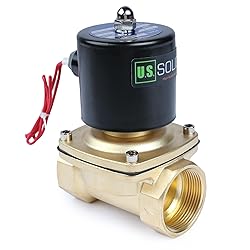 U.S. Solid 1 1/2" Solenoid Valve - 12V DC Brass