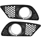 A ABSOPRO Fog Light Grill for Mercedes Benz C230 C250 C300 C350 W204 Front Bumper Fog Light Grille Cover 1 Pair Fog Light Chrome Shell A2048850253/A2048850353