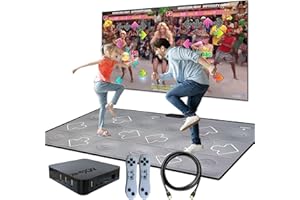 YRPRSODF Dance Mat for Kids and Adults, TV Dance Mats Game for Girls Boys,Dance pad for Exercise, Double Dancing Mat for Family Games,Gifts Ideas for Girls and Boys,Grey