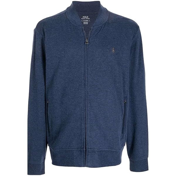POLO RALPH LAUREN Men's Double Knit Luxury Jersey Full Zip