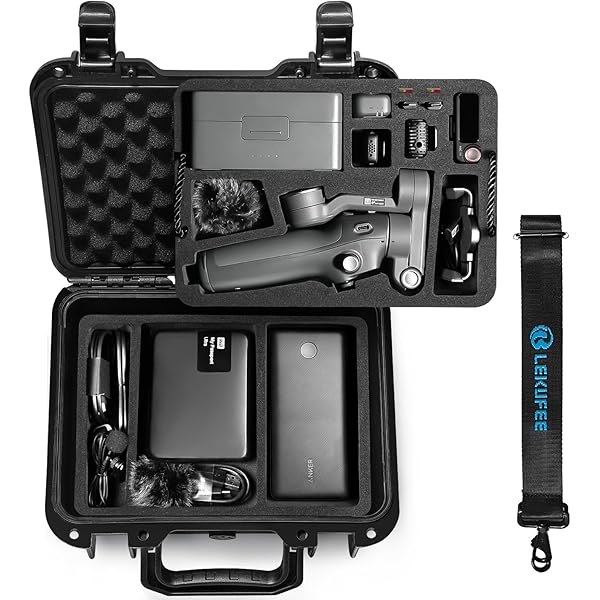 Amazon.com : Lekufee Waterproof Hard Case for DJI Osmo Mobile 6/5