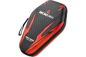 Waterproof Table Tennis Racket Bag EVA Ping Pong Paddle Hard Case Hexagonal Table Tennis Bat Cover