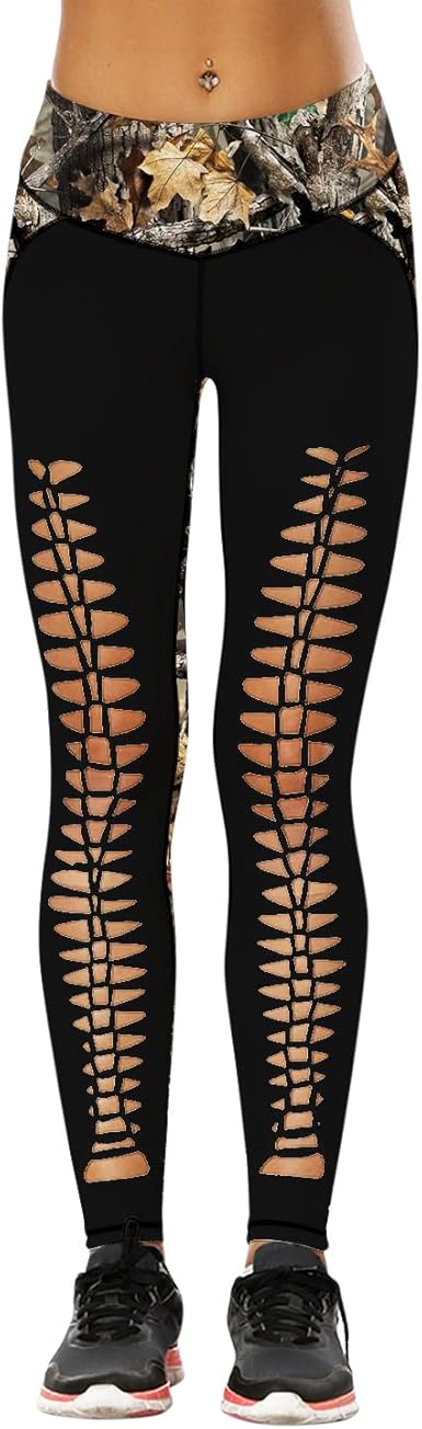 Lisli Legging Femme De Sport Yoga Effet Dechire Motif Crane Arbre Galaxie Colore Stretch Slim Jogging Pantalon De Crayon Amazon Fr Vetements Et Accessoires