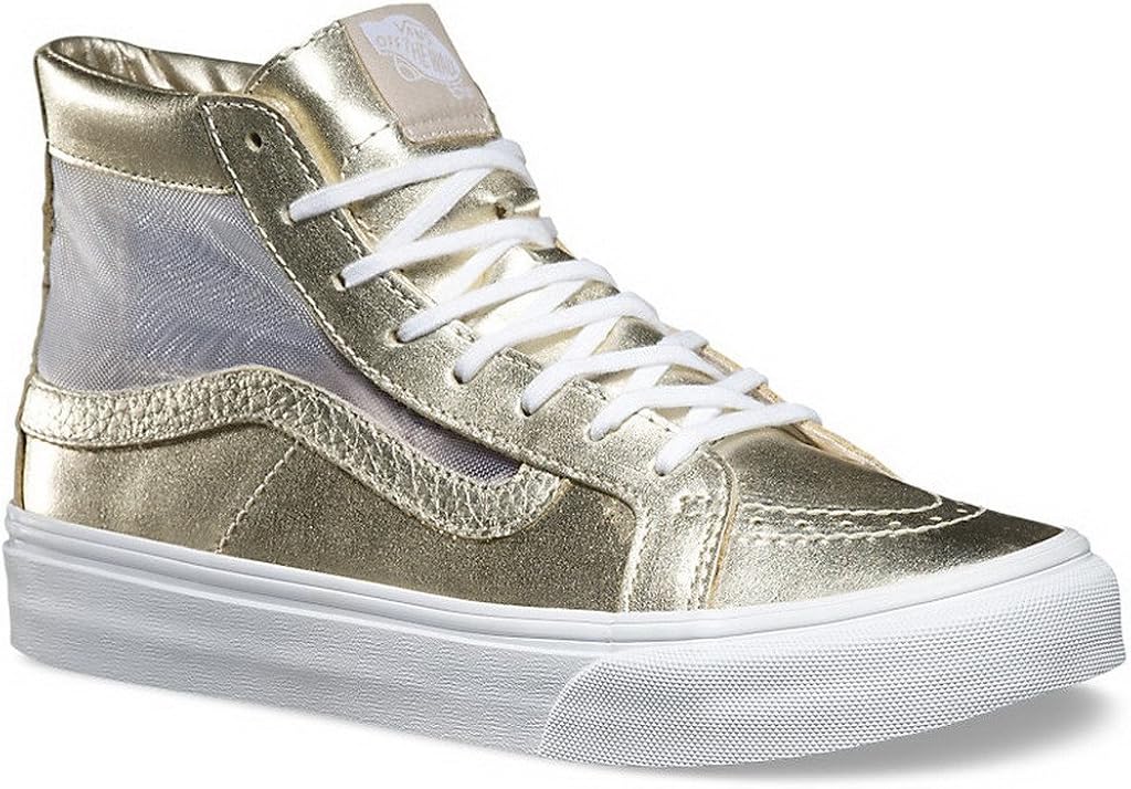 metallic vans high top