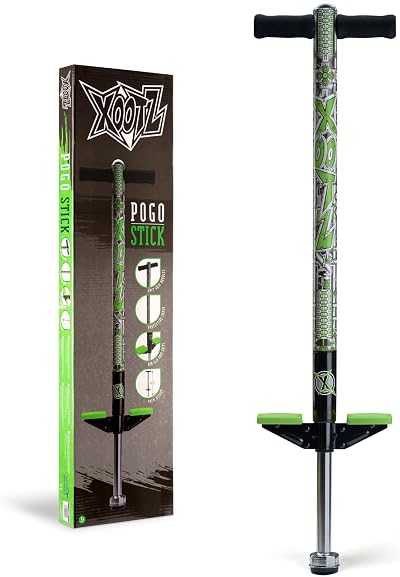 Xootz Pogo Stick Industrial Design for Kids 5+ Soft Foam Handles 35kg