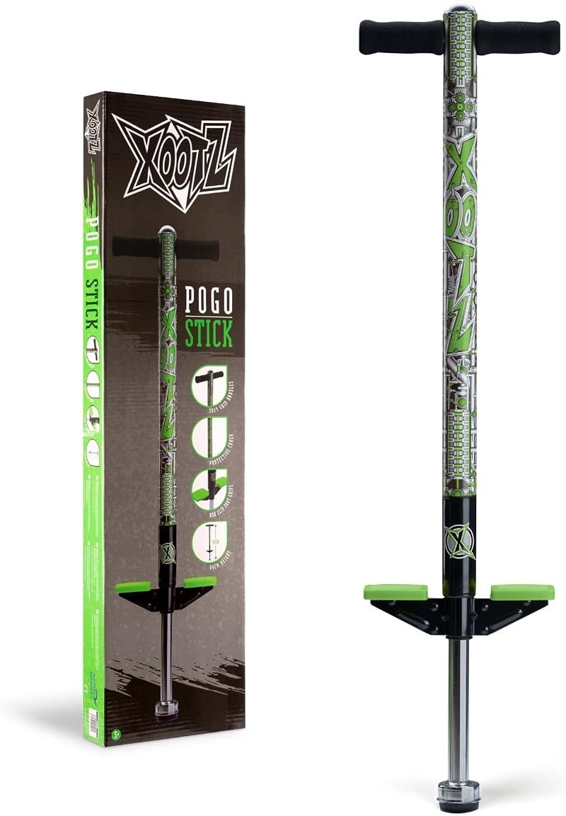 Xootz Pogo Stick Industrial Design for Kids 5+ Soft Foam Handles 35kg