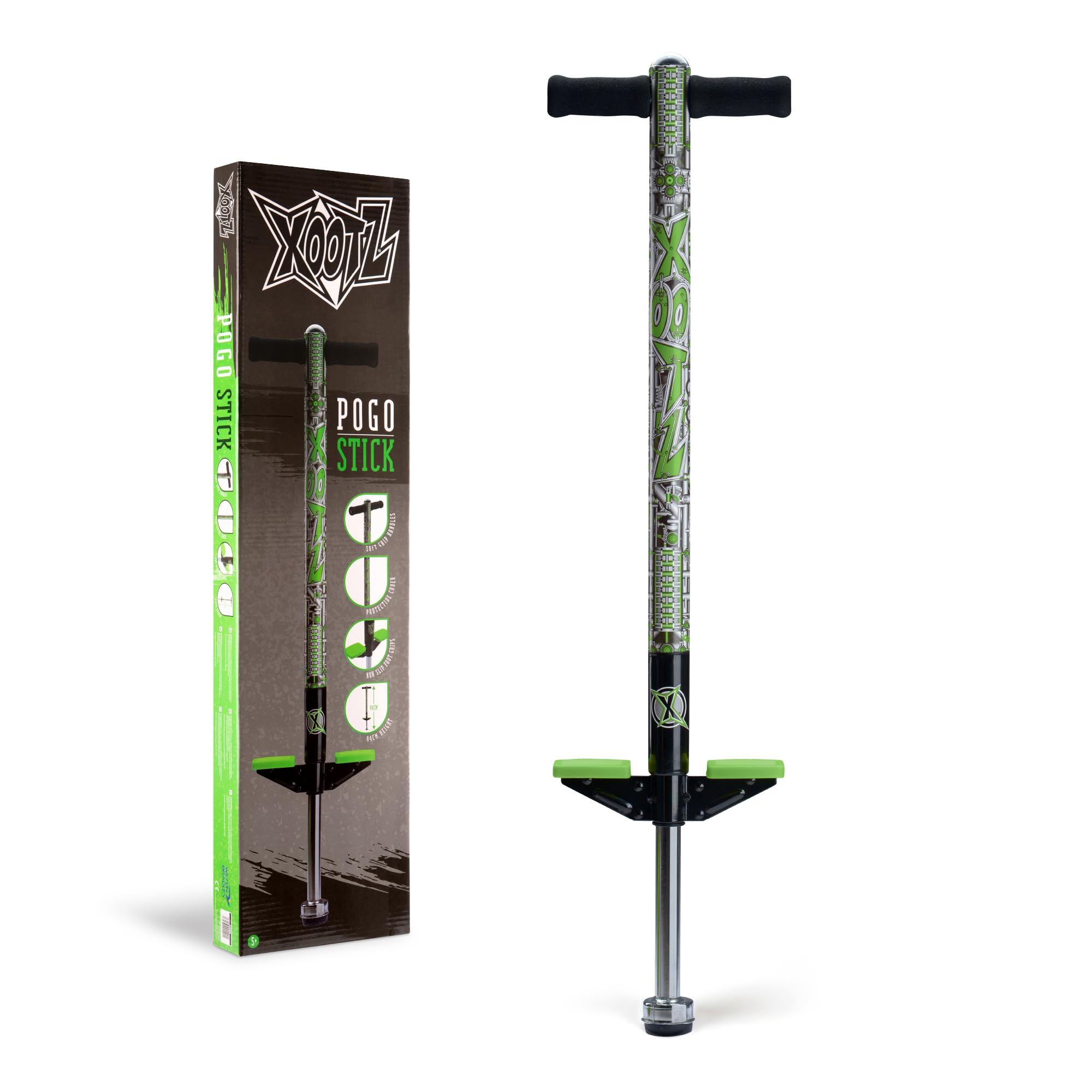 Xootz Pogo Stick | Industrial Design for Kids, Boys and Girls, Soft Foam Handlebars, Ages 5+, Up to 35kg