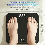 Healthkeep Digital Bathroom Scale 180kg 400lb High Precision LED Display view 2