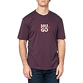 Hugo Mens Script Stack Logo Short Sleeve Tshirt