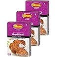 Shan Chapli Kabab Recipe and Seasoning Mix 3.52 oz (100g) - Spice Powder for Traditional Meat & Corn Patty - Suitable for Vegetarians - Airtight Bag in a Box (Pack of 3)