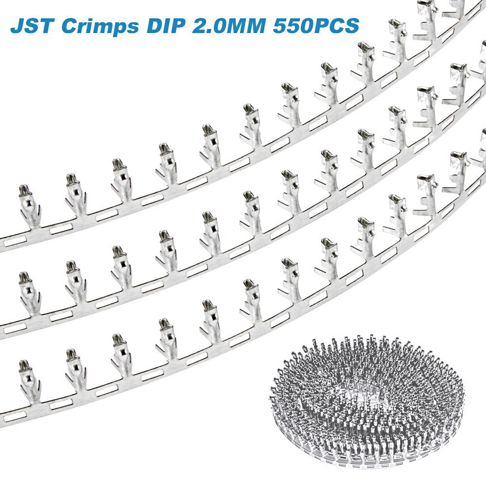 WAM Direct 730Pcs 2.0mm JST Connector Kit, With JSTPH 5/6/7 Pin