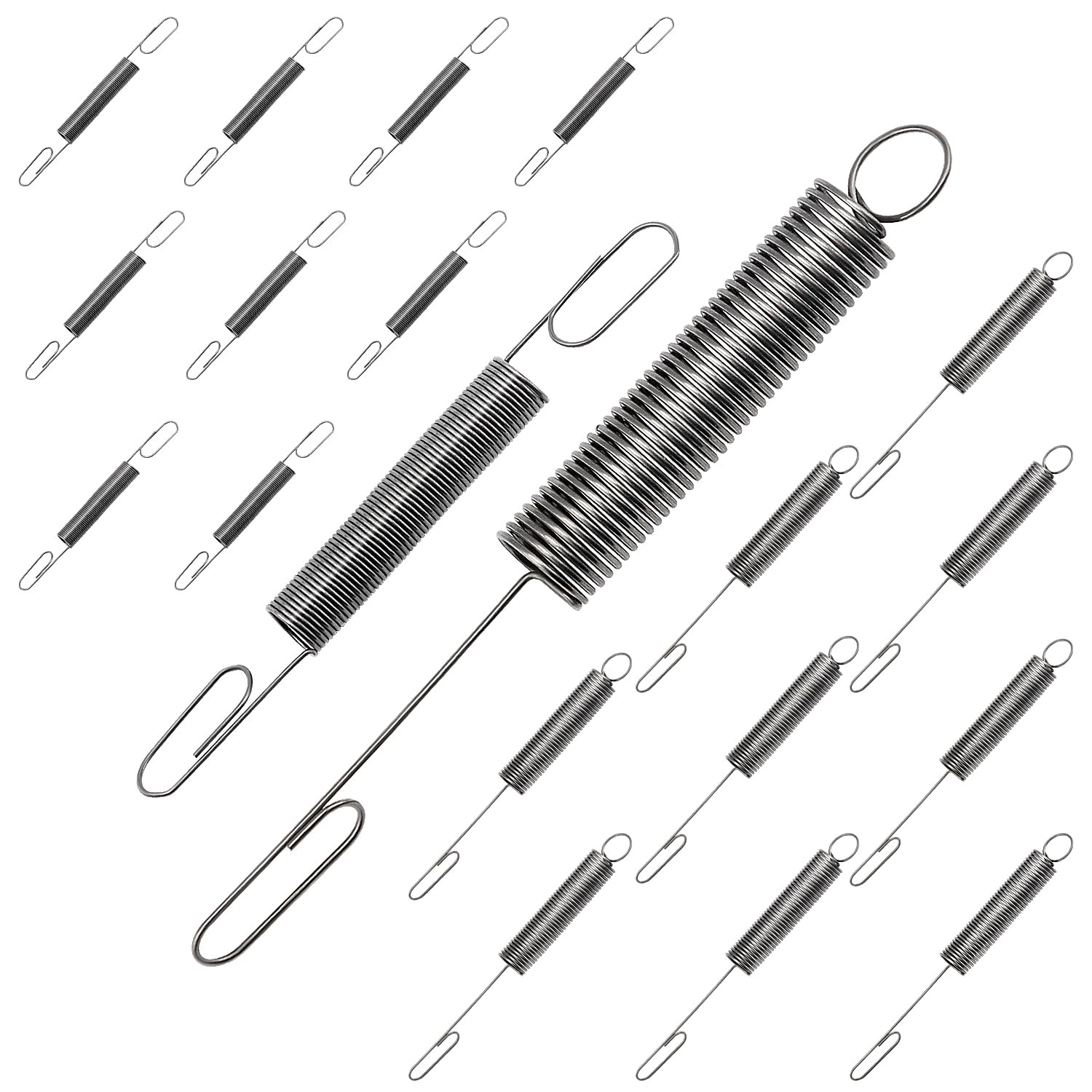 VooGenzek 20 PCS Lawn Mower Governor Springs, Governor Springs 692211 691859, Spring for Lawnmower, Governor Springs for Engines, Compatible with Briggs & Stratton Engines Lawn Mover Regulator