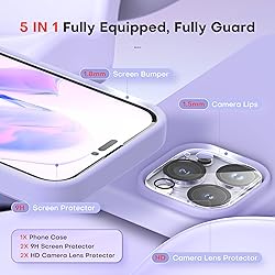 TOCOL [5 in 1 for iPhone 14 Pro Max Case, 2 Screen