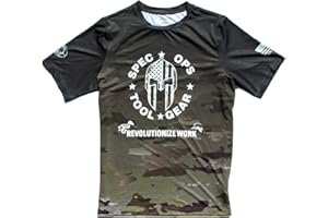 Spec Ops Tool Gear Tactical Construction T-Shirt for Men, Great for Working & Outdoor Activities