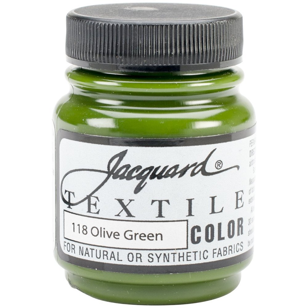 Jacquard Products Olivee Green -Textile Color Paint, Acrylic, Multicolour