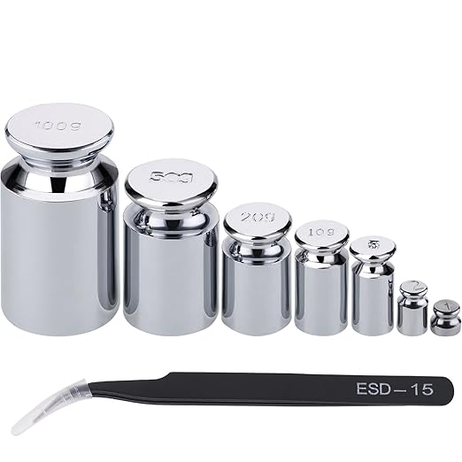 Hestya Gram Calibration Weight 1g 2g 5g 10g 20g 50g 100g Scale