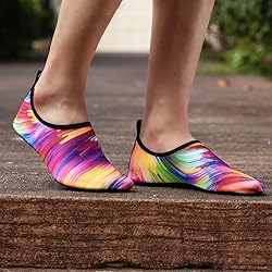 WateLves Womens and Mens Kids Water Shoes Barefoot