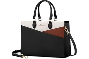 LOVEVOOK Purses for Women,Satchel Handbags Tote Bag, Black Pu Leather Shoulder Crossbody Top Handle Purse with Zipper