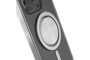 Tango Ultra Thin Grip for MagSafe: One Hand Open, Stand, 10x Expandable, Space Grade Steel, Removable for Wireless Charging. Half The Thickness, Twice The Fidget - Brushed Steel