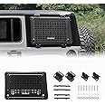 TACMOLLE Rear Side Window MOLLE Panel - Tactical Modular Storage for Tools MOLLE Accessories, Rear Window Storage Panel Kit Compatible with Jeep Wrangler JL 2018-2024, Driver Side